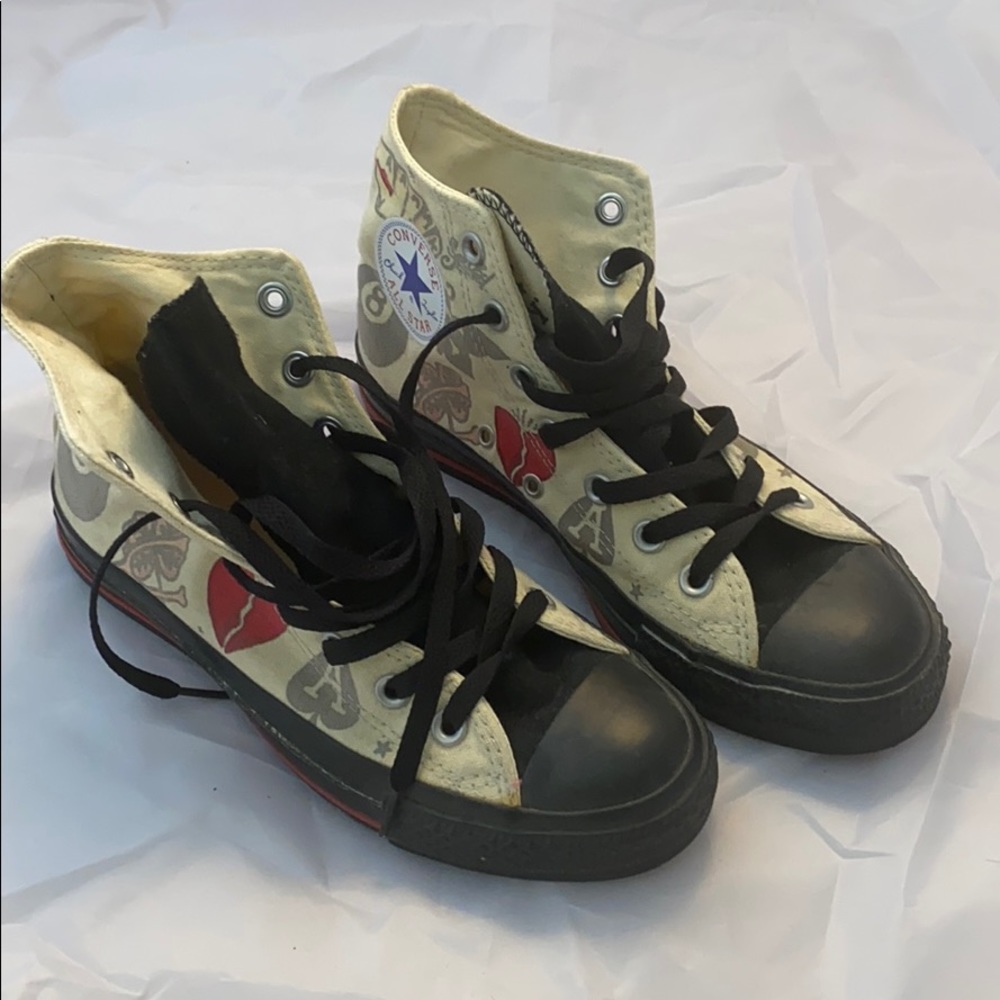 Sailor Jerry converse high top sneakers